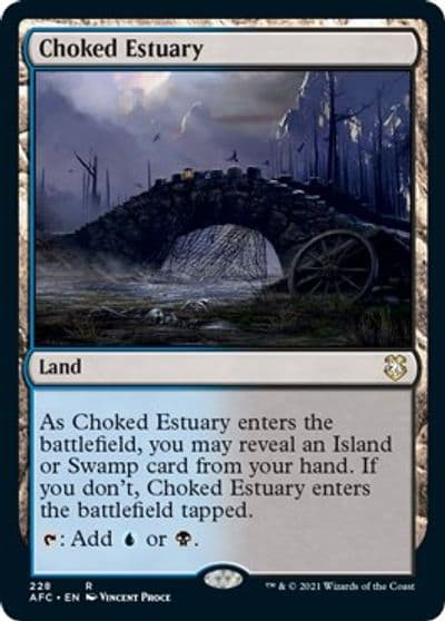 Choked Estuary Commander: Adventures in the Forgotten Realms Magic card