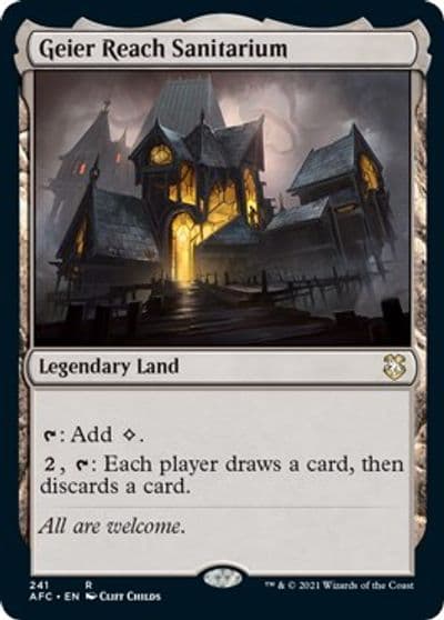 Geier Reach Sanitarium Commander: Adventures in the Forgotten Realms Magic card