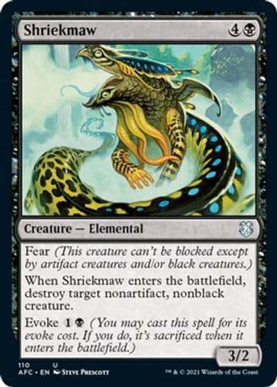Shriekmaw Commander: Adventures in the Forgotten Realms Magic card
