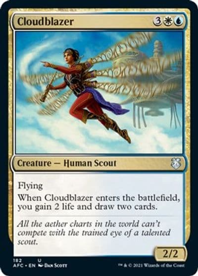 Cloudblazer Commander: Adventures in the Forgotten Realms Magic card