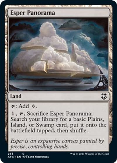 Esper Panorama Commander: Adventures in the Forgotten Realms Magic card
