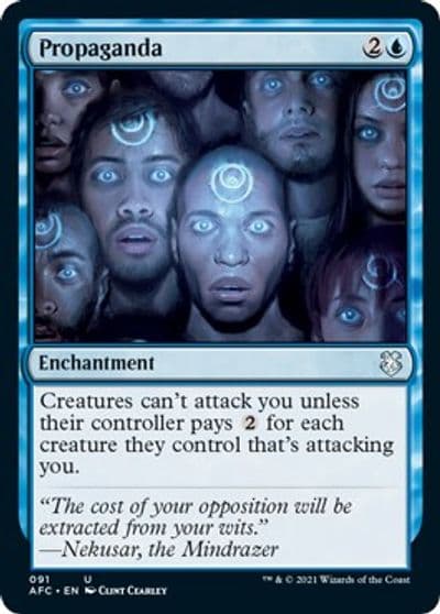 Propaganda Commander: Adventures in the Forgotten Realms Magic card