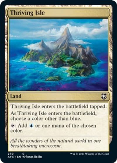 Thriving Isle Commander: Adventures in the Forgotten Realms Magic card
