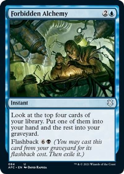 Forbidden Alchemy Commander: Adventures in the Forgotten Realms Magic card