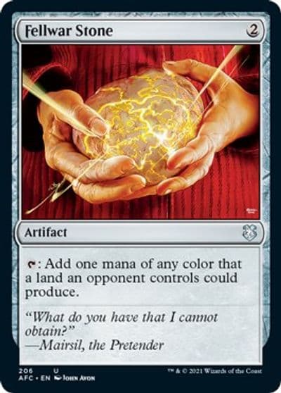 Fellwar Stone Commander: Adventures in the Forgotten Realms Magic card
