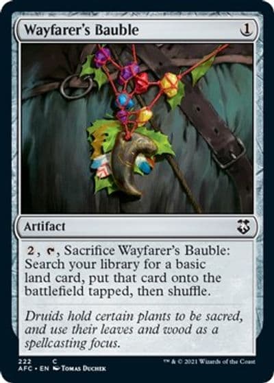 Wayfarers Bauble Commander: Adventures in the Forgotten Realms Magic card