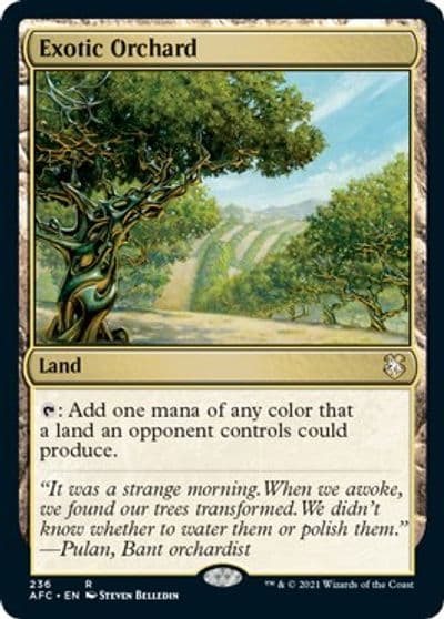 Exotic Orchard Commander: Adventures in the Forgotten Realms Magic card