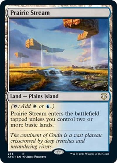 Prairie Stream Commander: Adventures in the Forgotten Realms Magic card