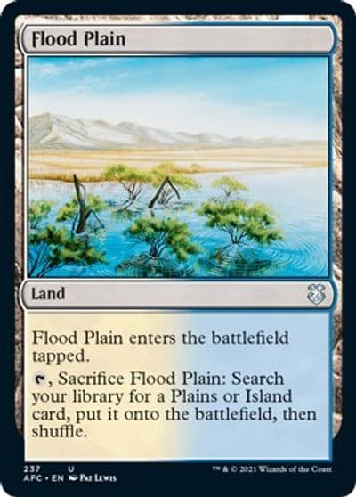 Flood Plain Commander: Adventures in the Forgotten Realms Magic card