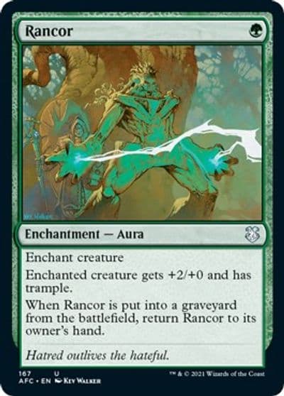 Rancor Commander: Adventures in the Forgotten Realms Magic card
