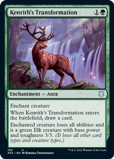 Kenriths Transformation Commander: Adventures in the Forgotten Realms Magic card