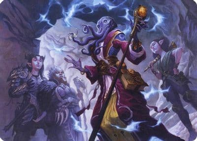 True Polymorph Art Card Art Series: Adventures in the Forgotten Realms Magic card