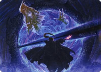 Bar the Gate Art Card Art Series: Adventures in the Forgotten Realms Magic card