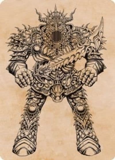 Iron Golem Showcase Art Card Art Series: Adventures in the Forgotten Realms Magic card