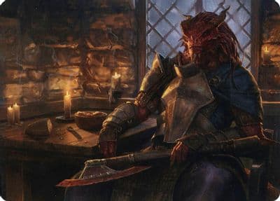 Jaded Sell Sword Art Card Art Series: Adventures in the Forgotten Realms Magic card