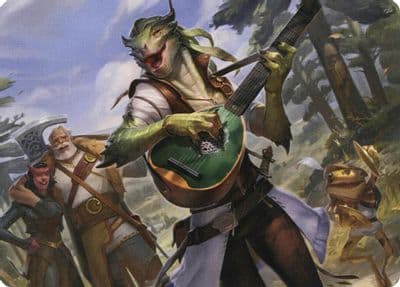 Wandering Troubadour Art Card Art Series: Adventures in the Forgotten Realms Magic card
