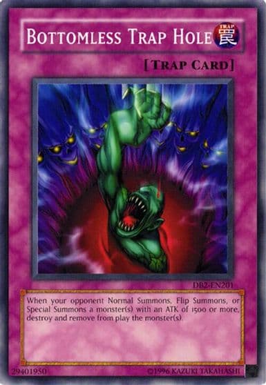 Bottomless Trap Hole Dark Beginning 2 Yu-Gi-Oh! card