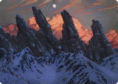 Mountain 59 81 Art Card Art Series: Adventures in the Forgotten Realms Magic card
