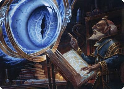 Contact Other Plane Art Card Art Series: Adventures in the Forgotten Realms Magic card
