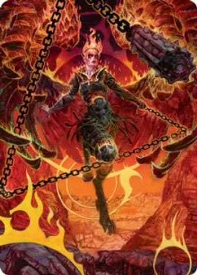 Zariel Archduke of Avernus Art Card Art Series: Adventures in the Forgotten Realms Magic card