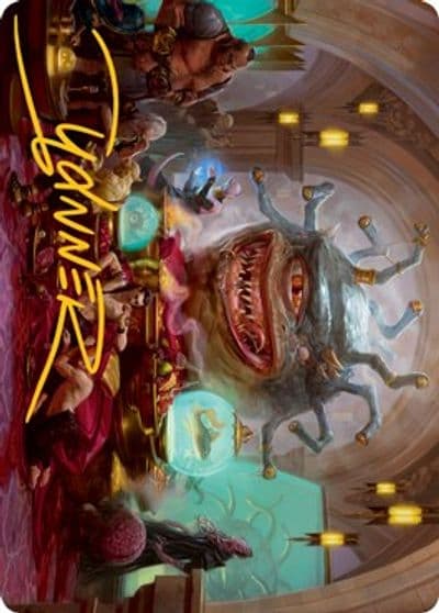 Xanathar Guild Kingpin Art Card Gold Stamped Signature Art Series: Adventures in the Forgotten Realms Magic card