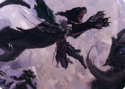 Drizzt DoUrden Art Card Art Series: Adventures in the Forgotten Realms Magic card