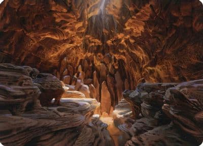 Den of the Bugbear 60 81 Art Card Art Series: Adventures in the Forgotten Realms Magic card