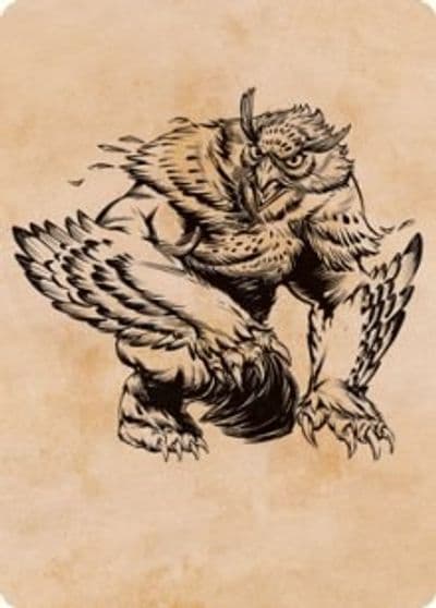 Owlbear Showcase Art Card Art Series: Adventures in the Forgotten Realms Magic card