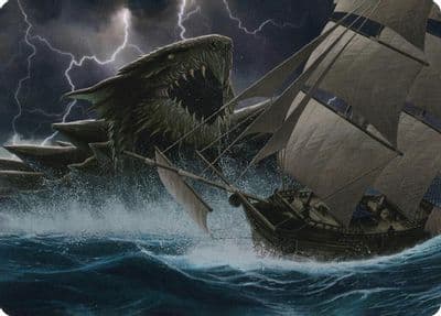 Dragon Turtle Art Card Art Series: Adventures in the Forgotten Realms Magic card