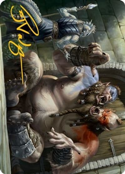 Ettin Art Card Gold Stamped Signature Art Series: Adventures in the Forgotten Realms Magic card