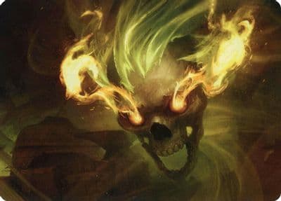 Flameskull Art Card Art Series: Adventures in the Forgotten Realms Magic card