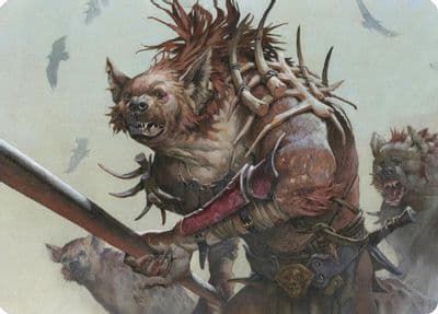 Gnoll Art Card Art Series: Adventures in the Forgotten Realms Magic card