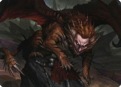 Manticore Art Card Art Series: Adventures in the Forgotten Realms Magic card