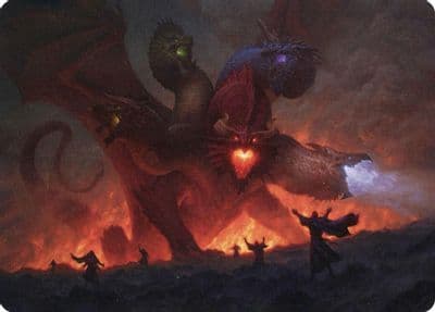 Tiamat Art Card Art Series: Adventures in the Forgotten Realms Magic card