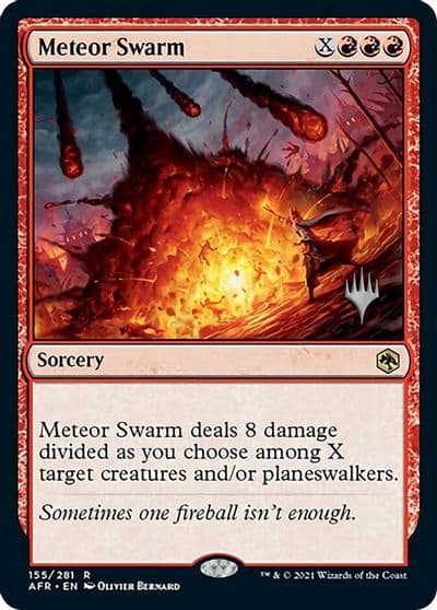 Meteor Swarm Promo Pack: Adventures in the Forgotten Realms Magic card