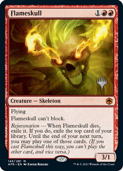 Flameskull Promo Pack: Adventures in the Forgotten Realms Magic card