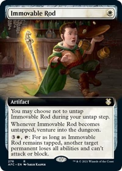 Immovable Rod Extended Art Commander: Adventures in the Forgotten Realms Magic card