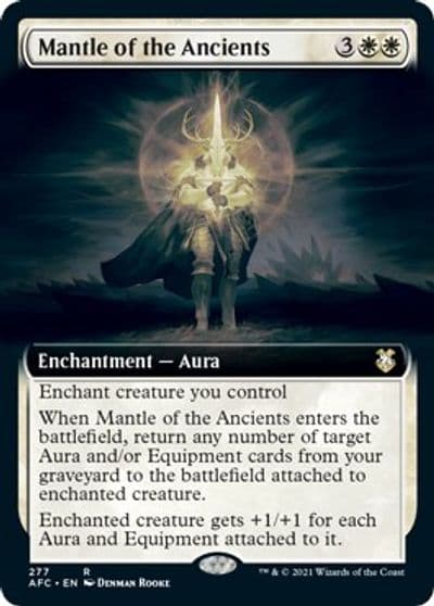 Mantle of the Ancients Extended Art Commander: Adventures in the Forgotten Realms Magic card