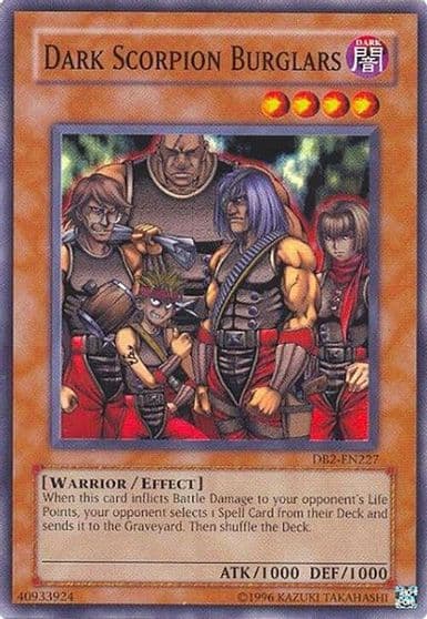 Dark Scorpion Burglars Dark Beginning 2 Yu-Gi-Oh! card