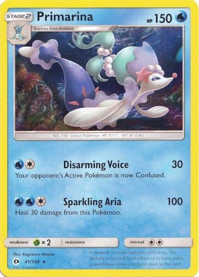 Primarina (Water Web Holo) Miscellaneous Cards & Products Pokemon card