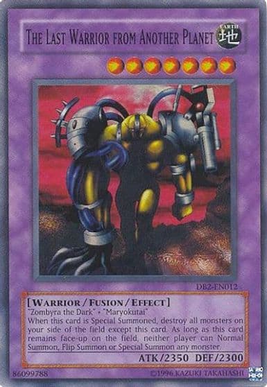The Last Warrior from Another Planet Dark Beginning 2 Yu-Gi-Oh! card