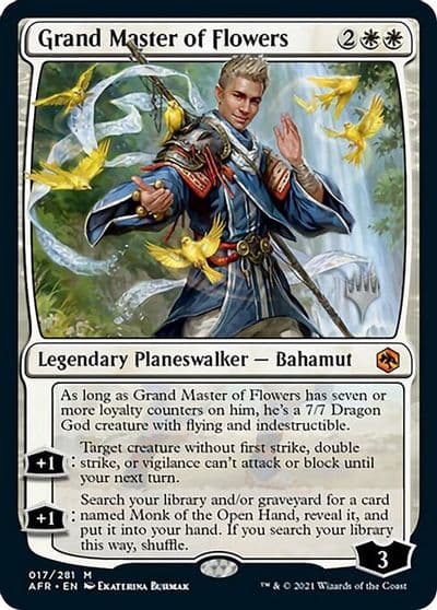 Grand Master of Flowers Promo Pack: Adventures in the Forgotten Realms Magic card
