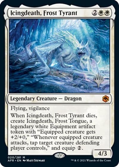 Icingdeath Frost Tyrant Promo Pack: Adventures in the Forgotten Realms Magic card