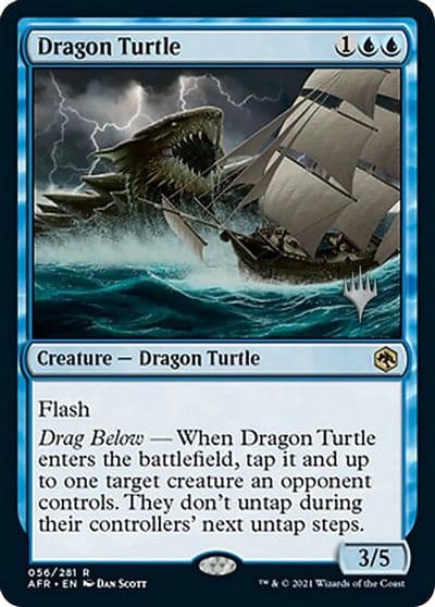 Dragon Turtle Promo Pack: Adventures in the Forgotten Realms Magic card