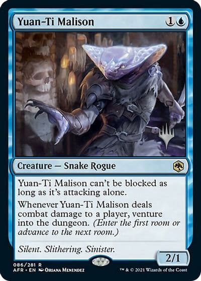 Yuan Ti Malison Promo Pack: Adventures in the Forgotten Realms Magic card