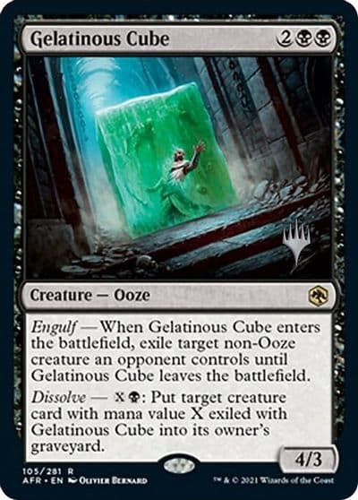 Gelatinous Cube Promo Pack: Adventures in the Forgotten Realms Magic card