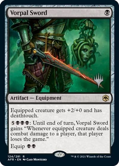 Vorpal Sword Promo Pack: Adventures in the Forgotten Realms Magic card
