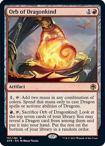 Orb of Dragonkind Promo Pack: Adventures in the Forgotten Realms Magic card