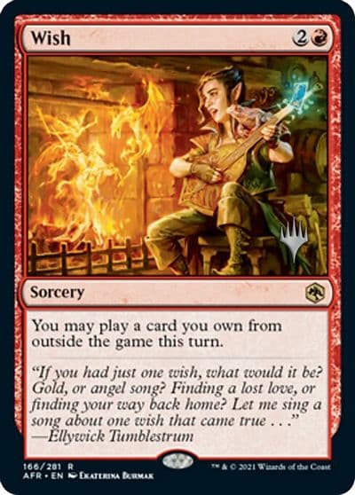 Wish Promo Pack: Adventures in the Forgotten Realms Magic card