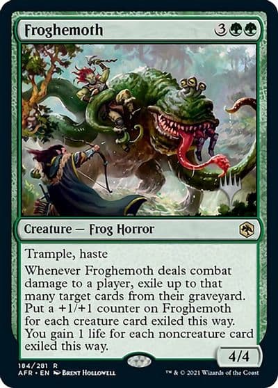 Froghemoth Promo Pack: Adventures in the Forgotten Realms Magic card
